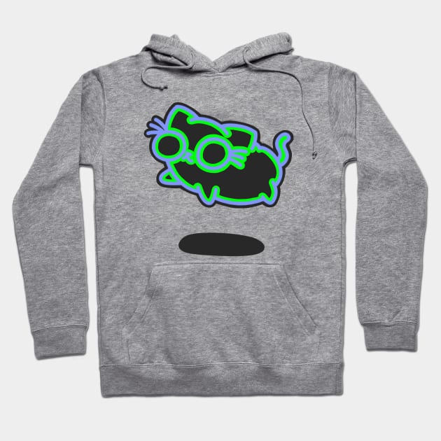 Flotay Cat Side - Light Hoodie by Hey Buddy, Nice Merch!